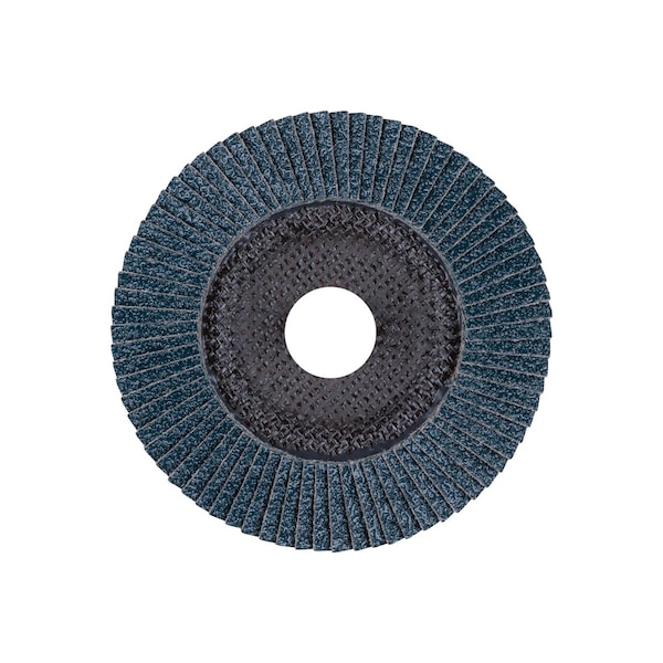 4-1/2 X 5/8-11 Thd. POLIFAN® Flap Disc - Z PSF EXTRA STEELOX, Zirconia, 40 Grit, Conical